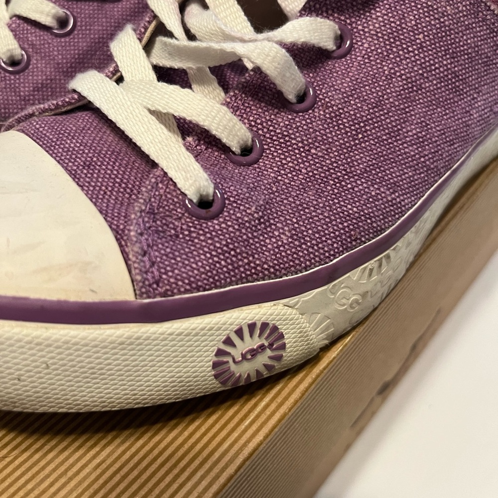 Cute Purple Lavender Ugg sneakers - Picture 4 of 7